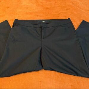 Chaps Slimming Navy Blue Straight Pants, Size 16W